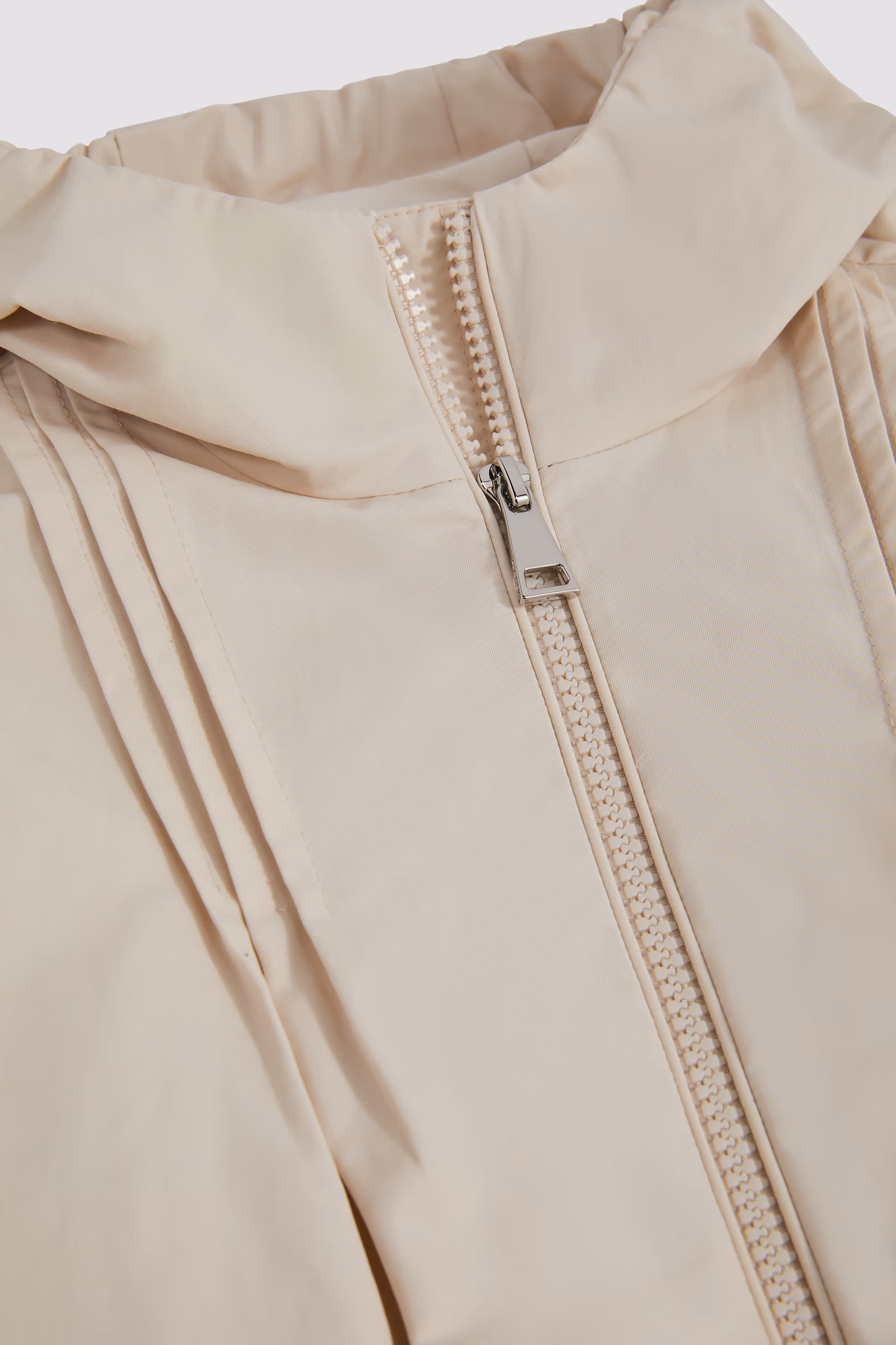 Elaine Hooded Jacket Girl White Ivory Moncler 4
